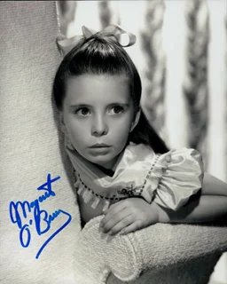 Margaret O'Brien autograph
