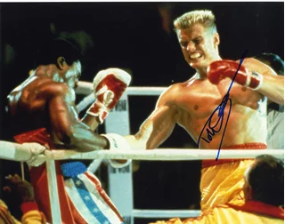 Dolph Lundgren autograph