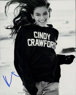 Kaia Gerber autograph