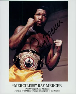 Ray Mercer autograph
