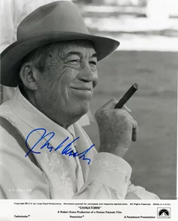John Huston autograph