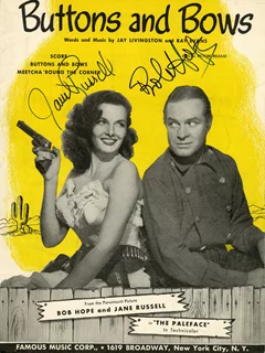 The Paleface autograph