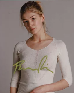Rosamund Pike autograph