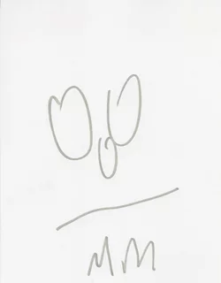 Marilyn Manson autograph