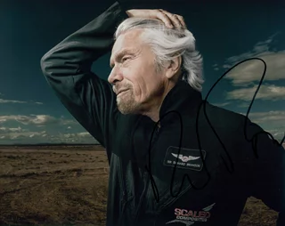 Richard Branson autograph
