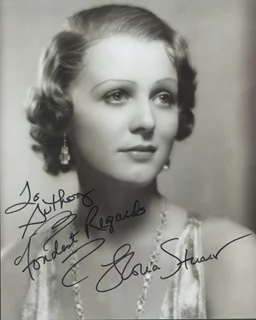 Gloria Stuart autograph