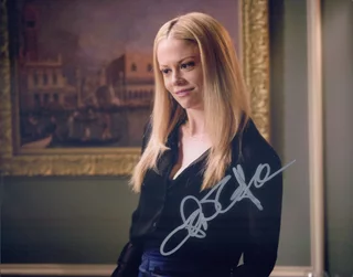 Claire Coffee autograph