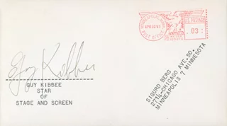 Guy Kibbee autograph