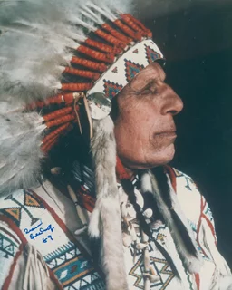 Iron Eyes Cody autograph