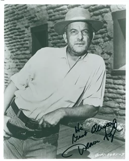 Denver Pyle autograph