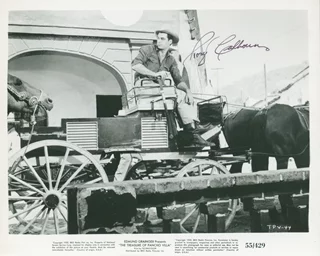 Rory Calhoun autograph