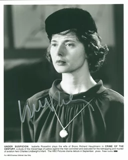 Isabella Rossellini autograph