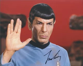 Leonard Nimoy autograph