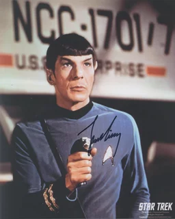 Leonard Nimoy autograph