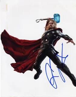 Chris Hemsworth autograph