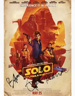 Solo: A Star Wars Story autograph