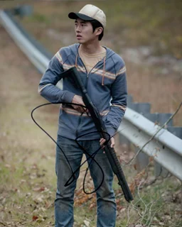 Steven Yeun autograph