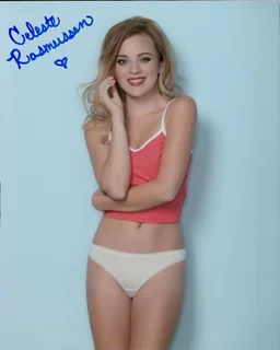 Celeste Rasmussen autograph