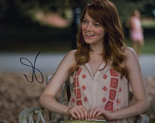 Emma Stone autograph