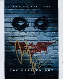 Christian Bale autograph