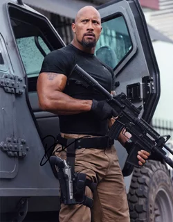 The Rock autograph