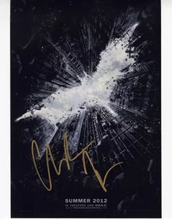 Christian Bale autograph