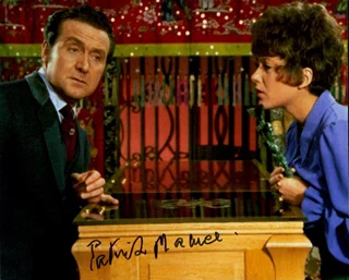 Patrick MacNee autograph