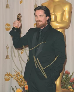 Christian Bale autograph