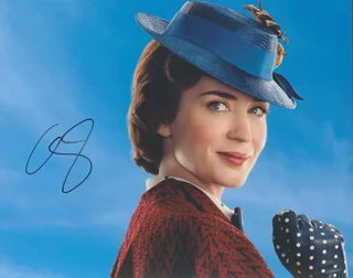 Emily Blunt autograph