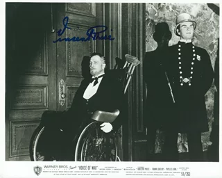 Vincent Price autograph