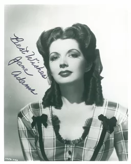 Jane Adams autograph