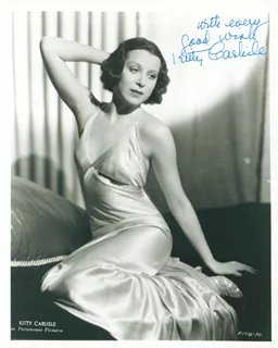 Kitty Carlisle autograph