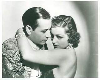 George Raft autograph