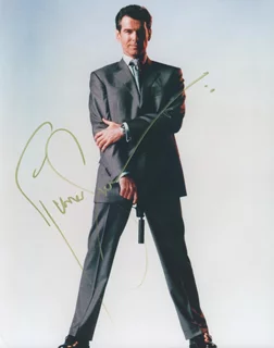 Pierce Brosnan autograph