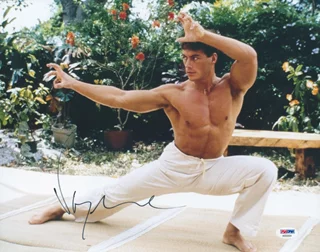 Jean-Claude Van Damme autograph