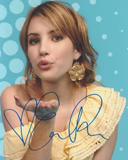 Emma Roberts autograph