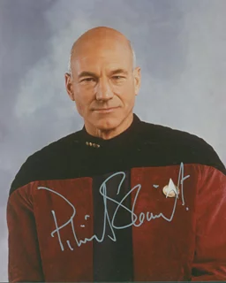 Patrick Stewart autograph