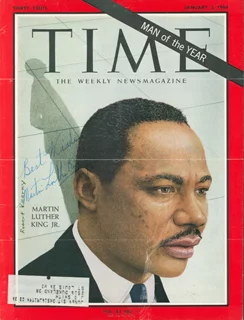 Martin Luther King Jr. autograph