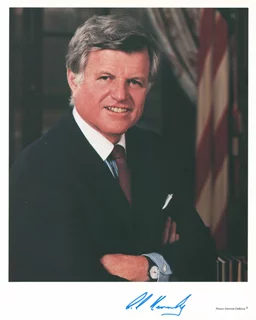 Ted Kennedy autograph