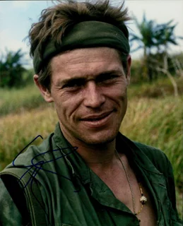 Willem DaFoe autograph