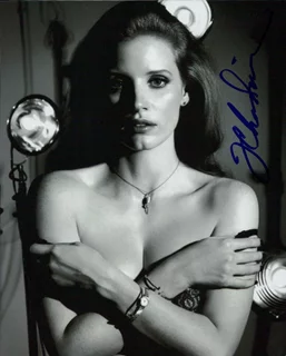 Jessica Chastain autograph