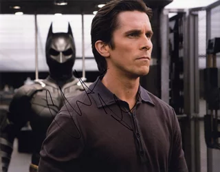 Christian Bale autograph