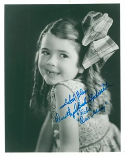 Dorothy 'Echo' DeBorba autograph