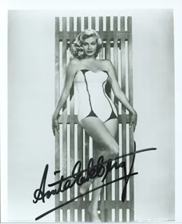 Anita Ekberg autograph