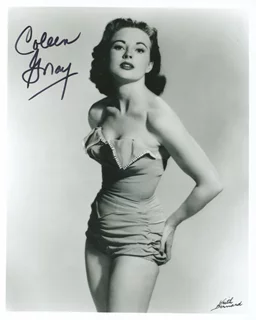 Coleen Gray autograph
