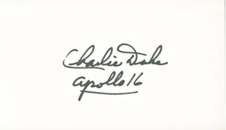 Charlie Duke autograph