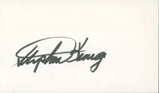 Stephen King autograph
