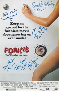 Porky's autograph