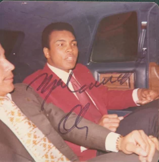 Muhammad Ali autograph