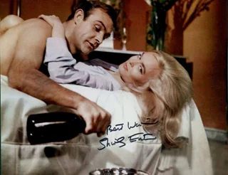 Shirley Eaton autograph